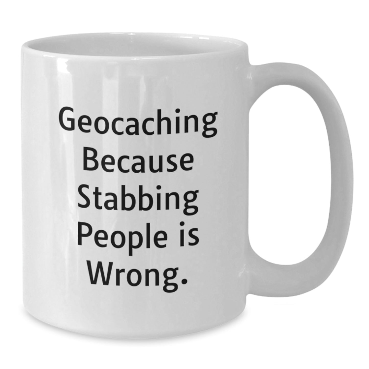 Geocaching Fun, White Coffee Mug for Geocaching Enthusiasts - Gifts from Friends, Coworkers, or Family for Birthday Unique Gifts - Additional