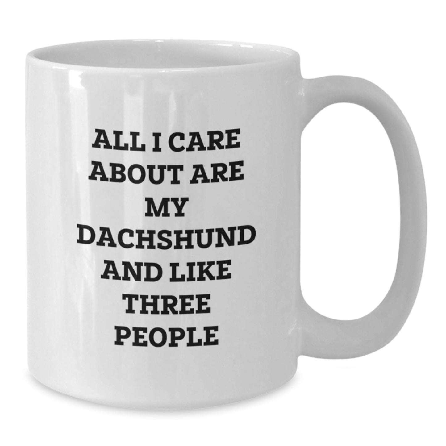 Funny Dachshund Dog Lover Gifts from Men and Women for Dachshund Dog Owners on Valentine's - White Coffee Mug - Additional