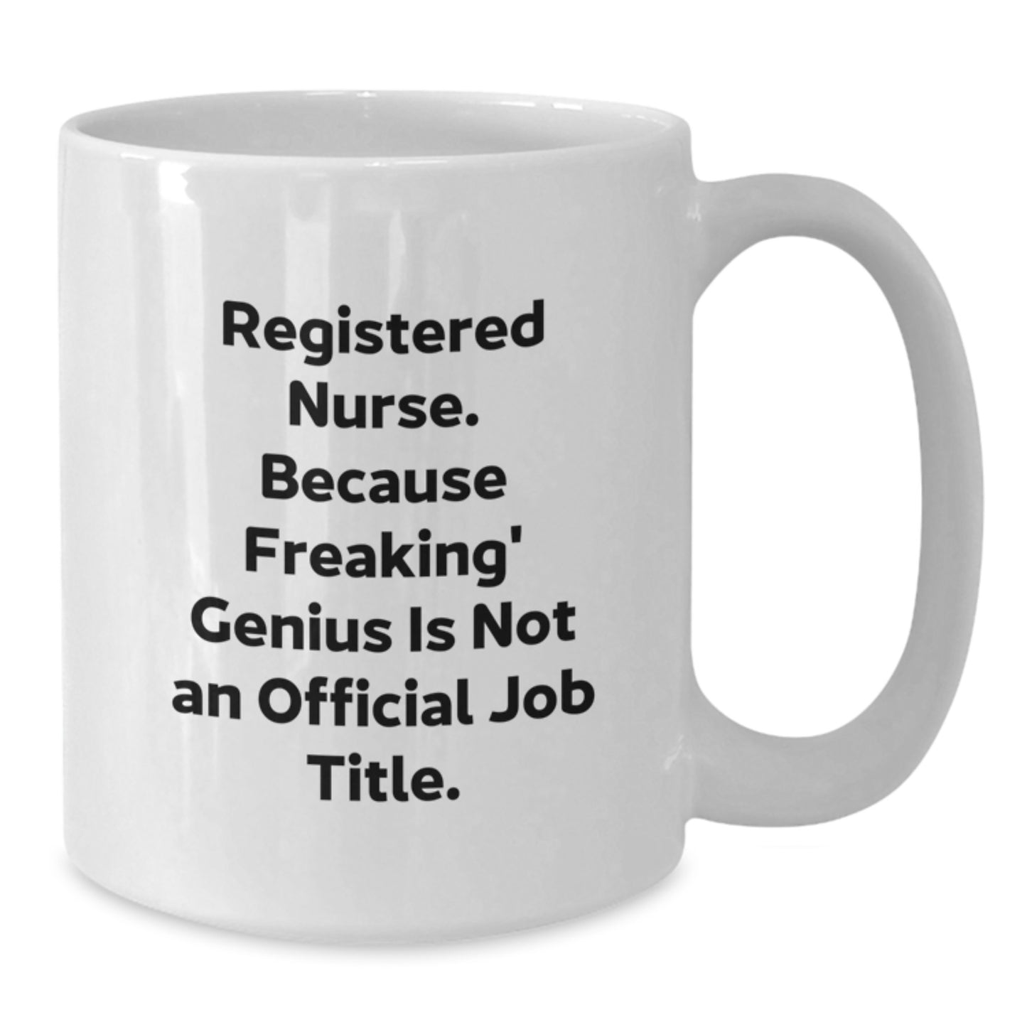 Registered Nurse Keepsake Mug for Him Graduation Gift Ceramic 11oz White - Additional