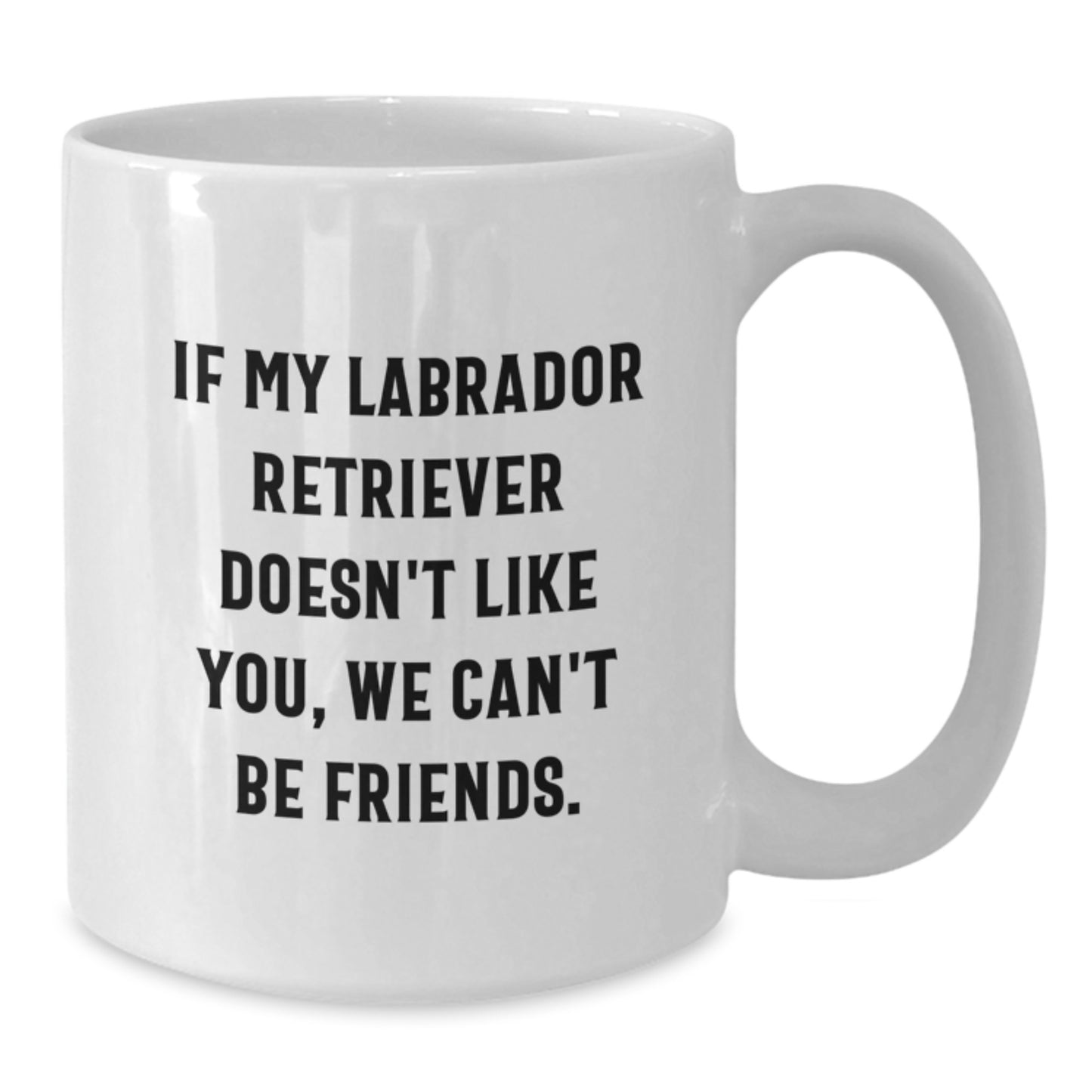 Labrador Retriever Dog Gifts for Men - Funny Quote White Coffee Mug for Birthday Unique Gifts from Friends - Additional