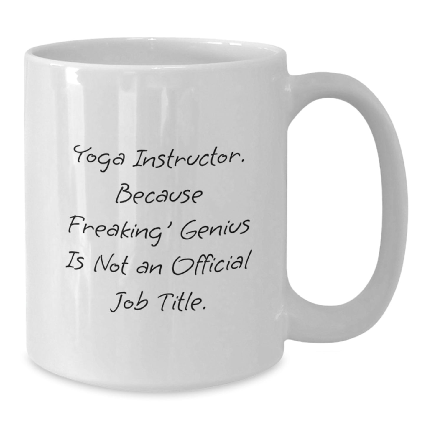 Birthday Gift for Her Yoga Instructor White Coffee Mug Present - Additional