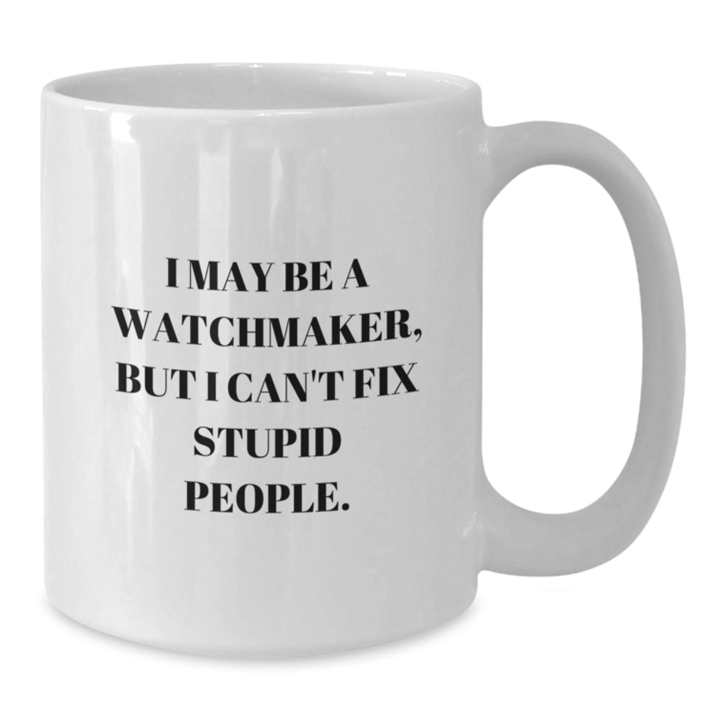 Watchmaker Keepsake Mug for Him 11oz White Birthday Gift - Additional