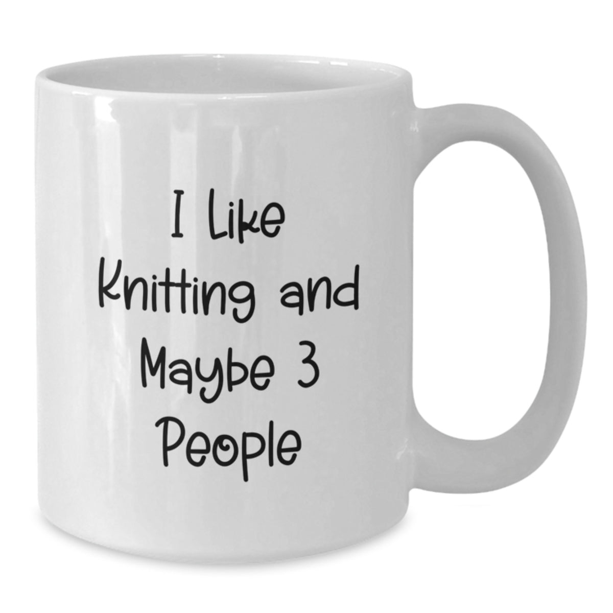 Funny Knitting Quotes White Coffee Mug, Gift for Knitting Enthusiast from Friends, Gifts for Men Women Family on Graduation - Additional