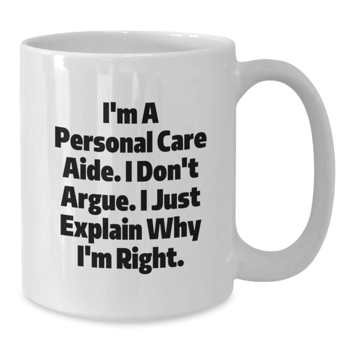 Christmas Gift for Her A Humorous Mug for a Personal Care Aide - Additional