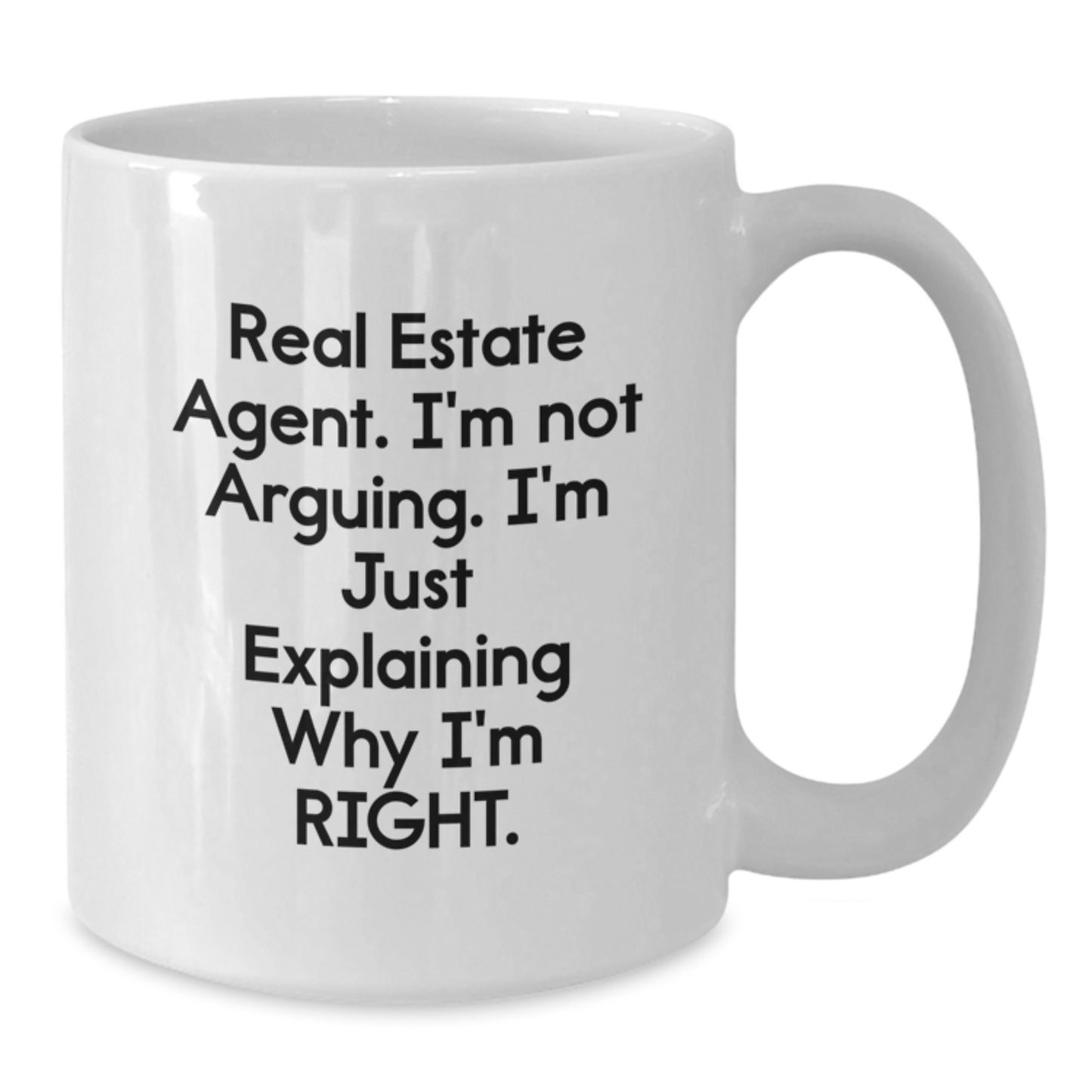Funny Real Estate Agent Gifts from Family, Unique White Coffee Mugs for Real Estate Agent, Mother's Day Unique White Coffee Mugs - Additional
