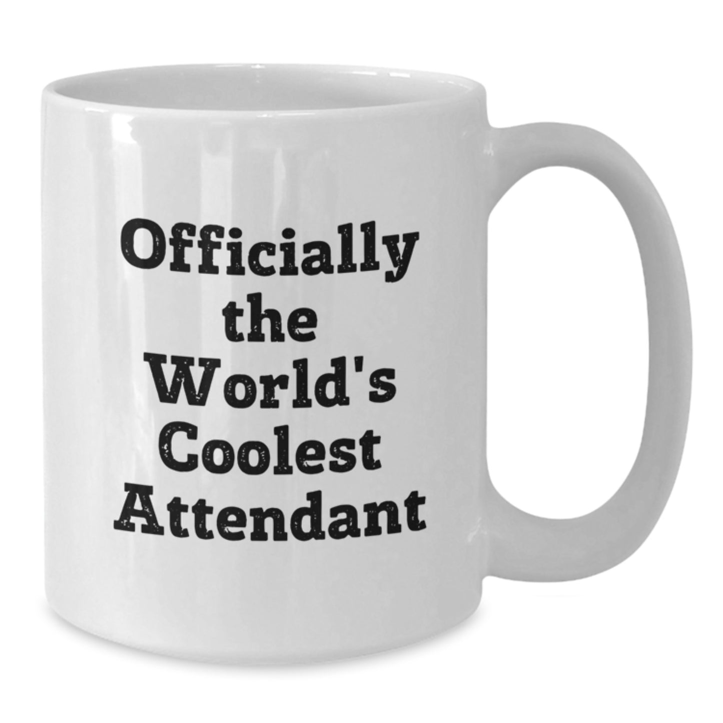 Funny Attendant Gifts, Officially The World's Coolest Attendant White Coffee Mug for Men, Women, Friends, Coworkers, Family, Graduation Unique Gifts from Friends, Coworkers, Family - Additional