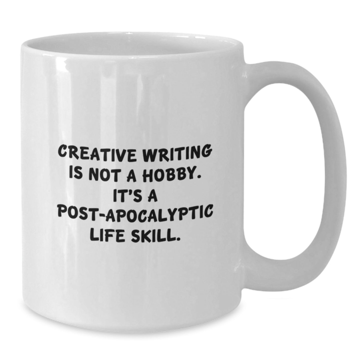 Creative Writing Gifts from Friends, Funny Inspirational Quote, White Coffee Mug for Graduation, Gifts for Creative Writing Students - Additional