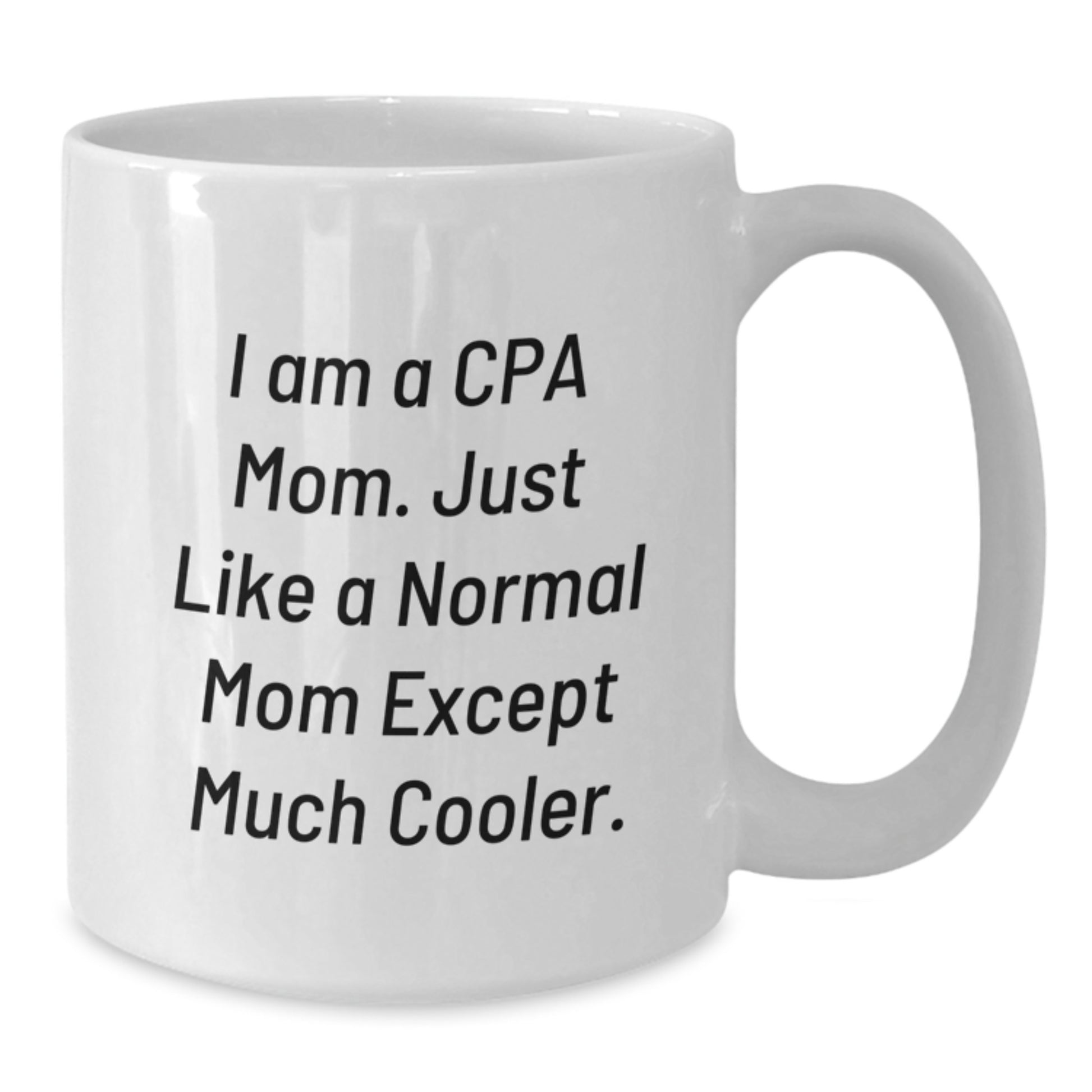 Funny CPA Mom Gifts - I Am A Cpa Mom, White Coffee Mug for CPA Enthusiasts, Birthday Unique Gifts from Mom to CPA - Additional