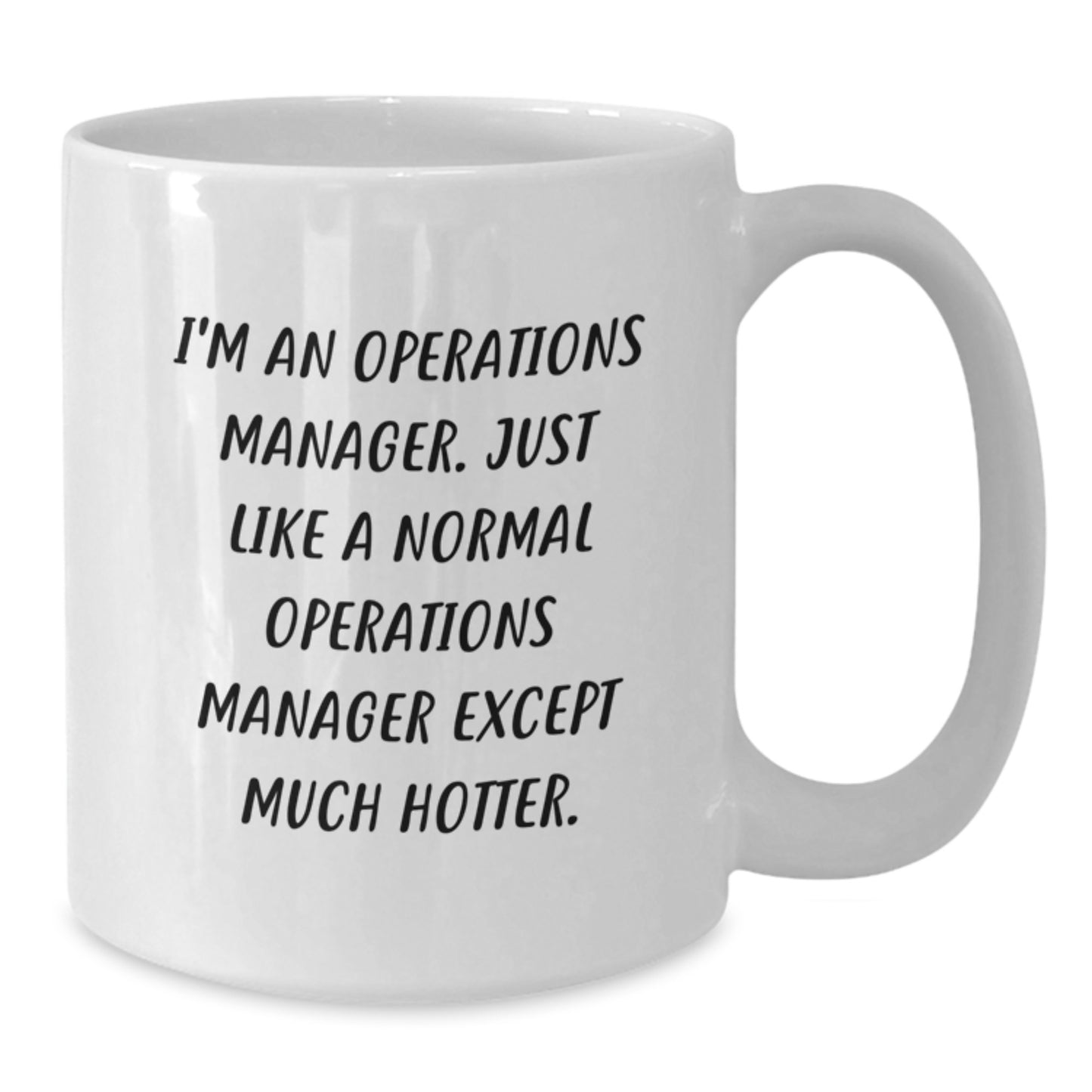 Funny Operations Manager Gift, White Coffee Mug, 'I'm An Operations Manager...' - Additional