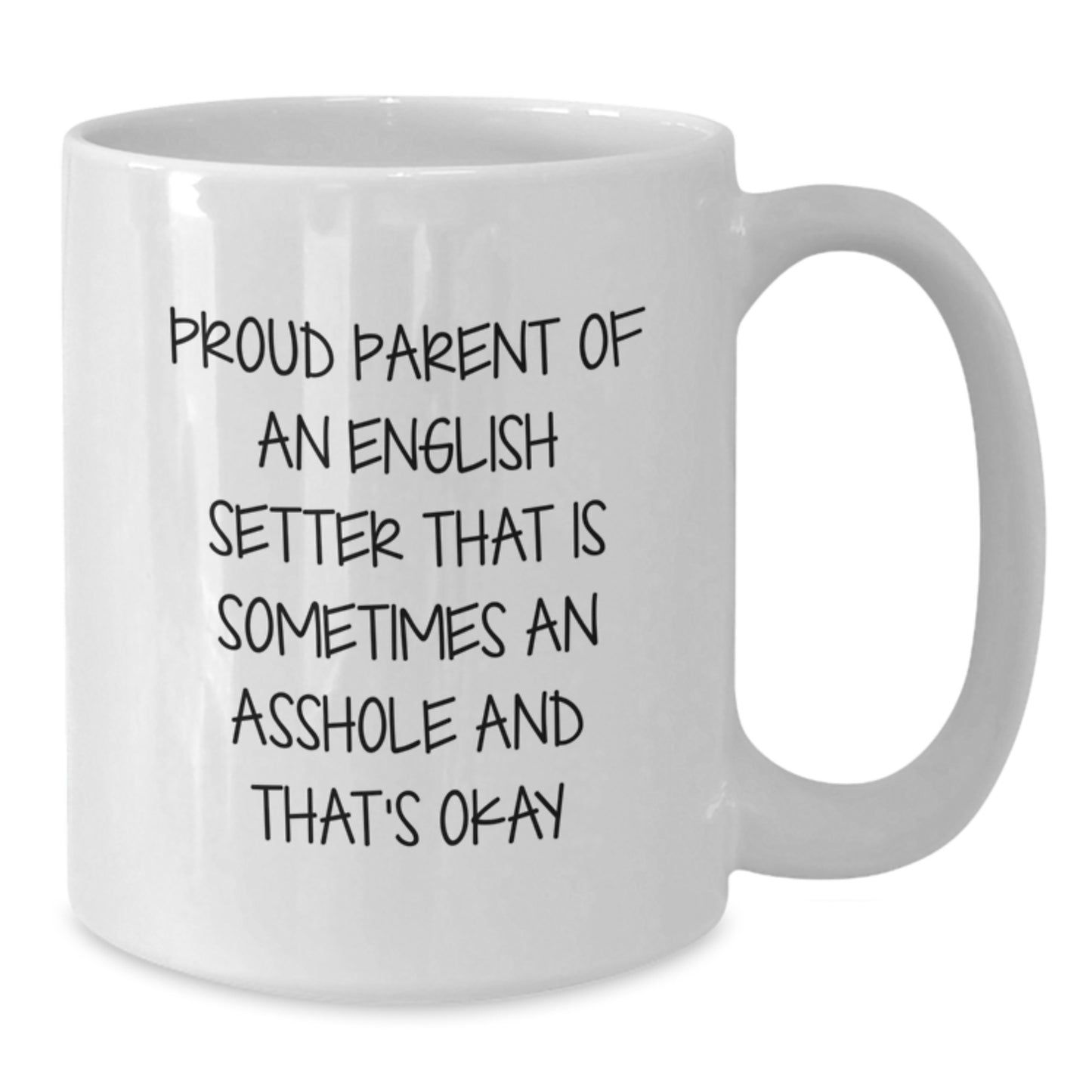 Funny Gifts for English Setter Dog Lovers, Unique White Coffee Mugs for Dad, Father's Day Unique Gifts from Men to Men - Additional