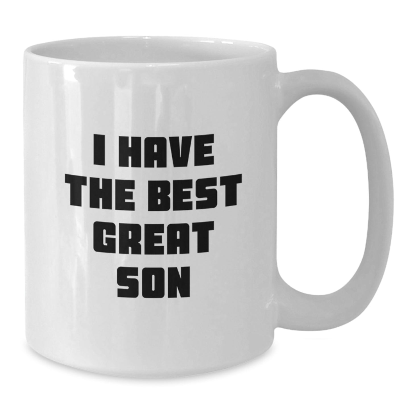 Funny 'I Have the Best Son' Son White Coffee Mug Gifts for Son Birthday - Additional