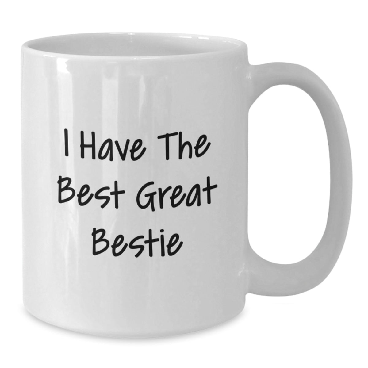 Funny Bestie Gifts from Friends, White Coffee Mug, Great Bestie Quote for Christmas Unique Presents - Additional