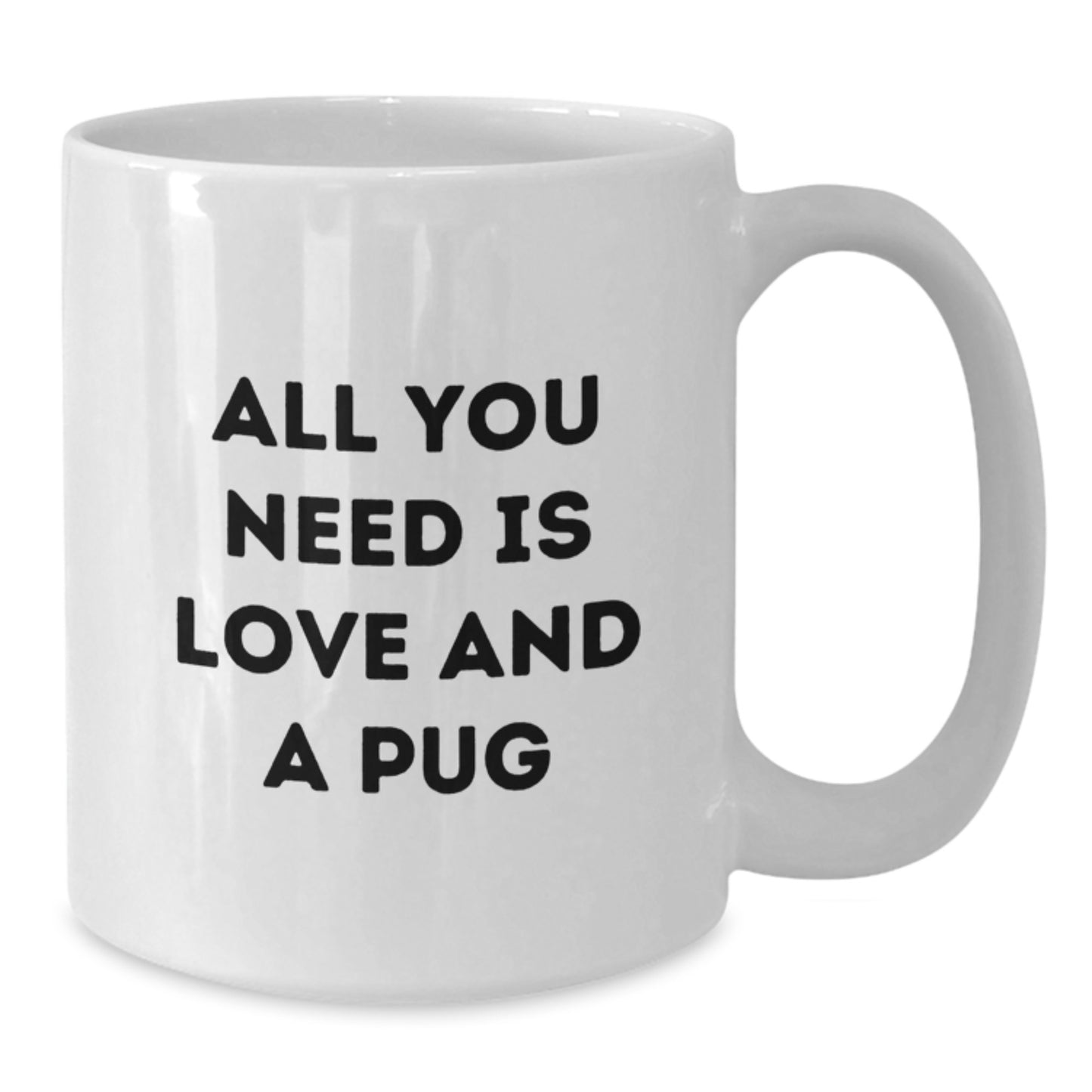 Funny Pug Dog White Coffee Mugs Gifts from Friends for Christmas Unique - Additional
