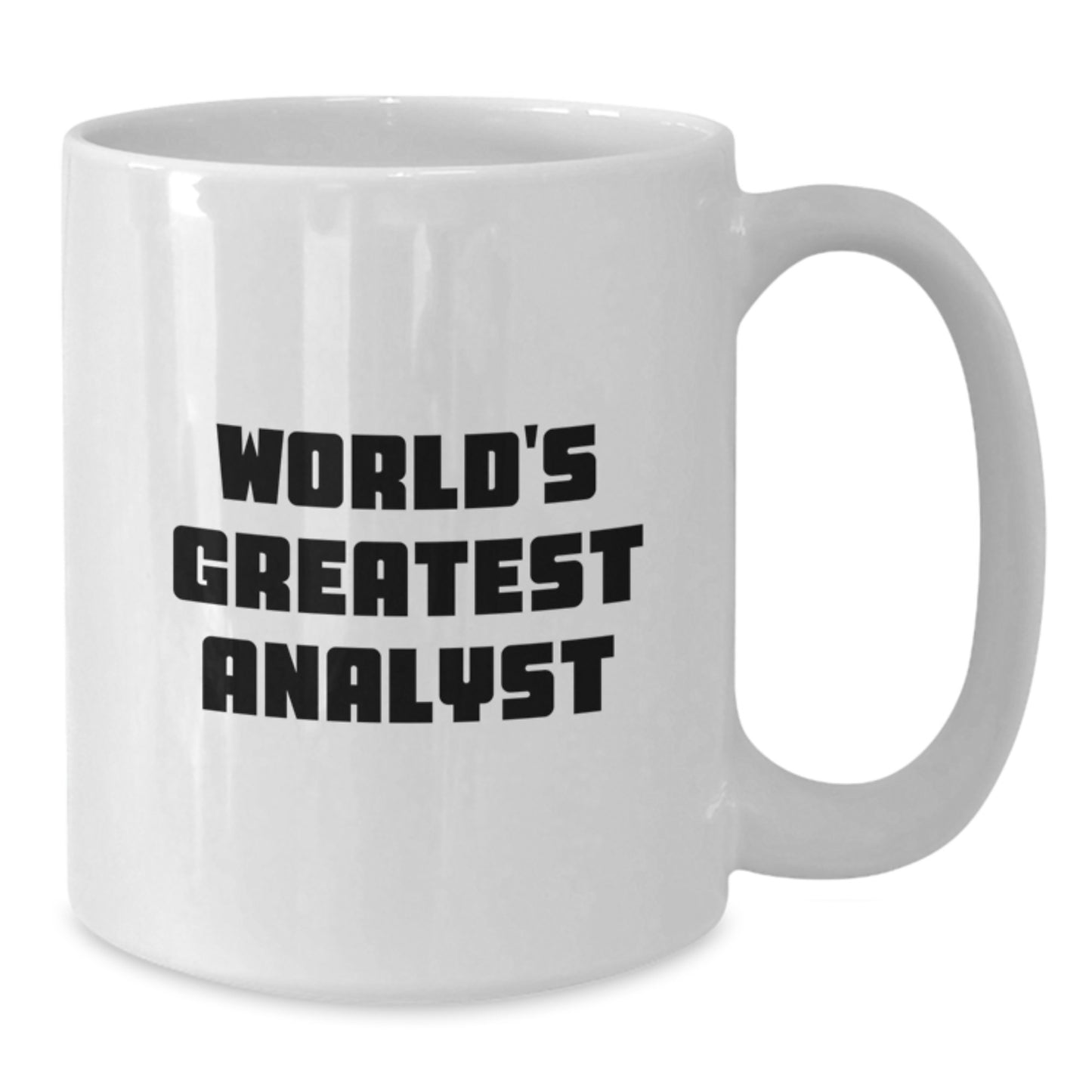 Analyst Keepsake White Coffee Mug for Him 11oz Graduation Gift - Additional
