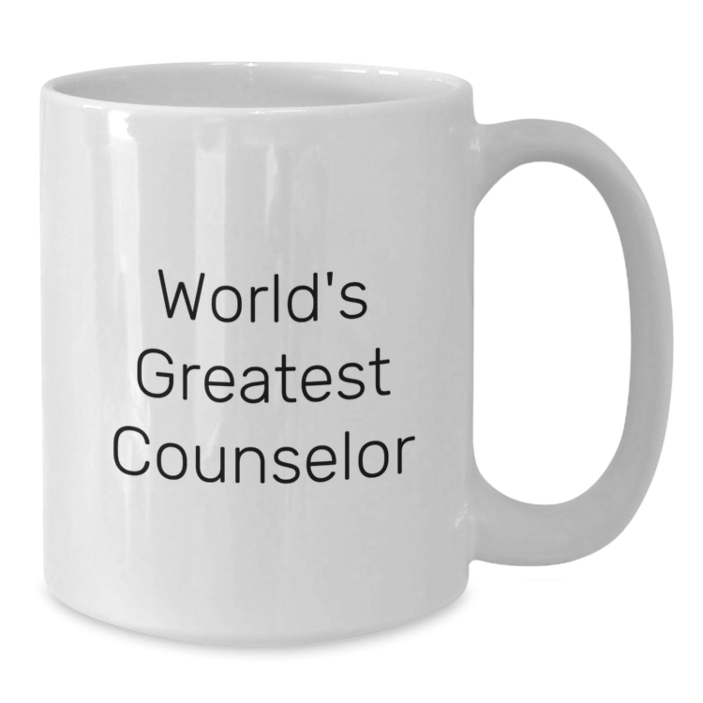 Funny Counselor Gifts from Friends for Counselors, World's Greatest Counselor Quote White Coffee Mug, Perfect for Graduation Unique Gifts - Additional