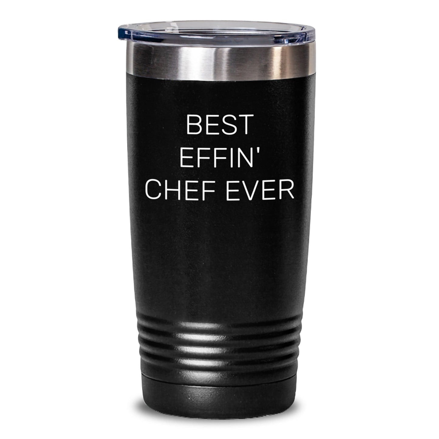 Funny Chef Gifts from Mom - Best Effin' Chef Ever Tumbler for Men or Women Graduation - Main