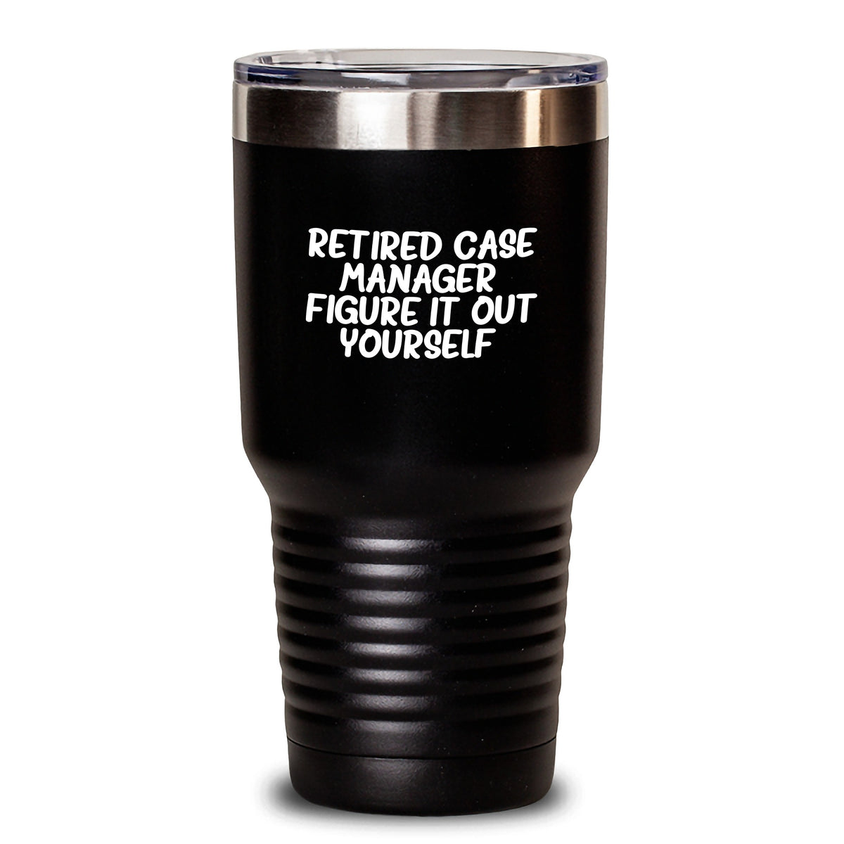 Funny Case Manager Gifts for Him, Birthday Unique Tumblers, 'Figure It Out Yourself' Quote, Gifts from Men to Case Manager - Main