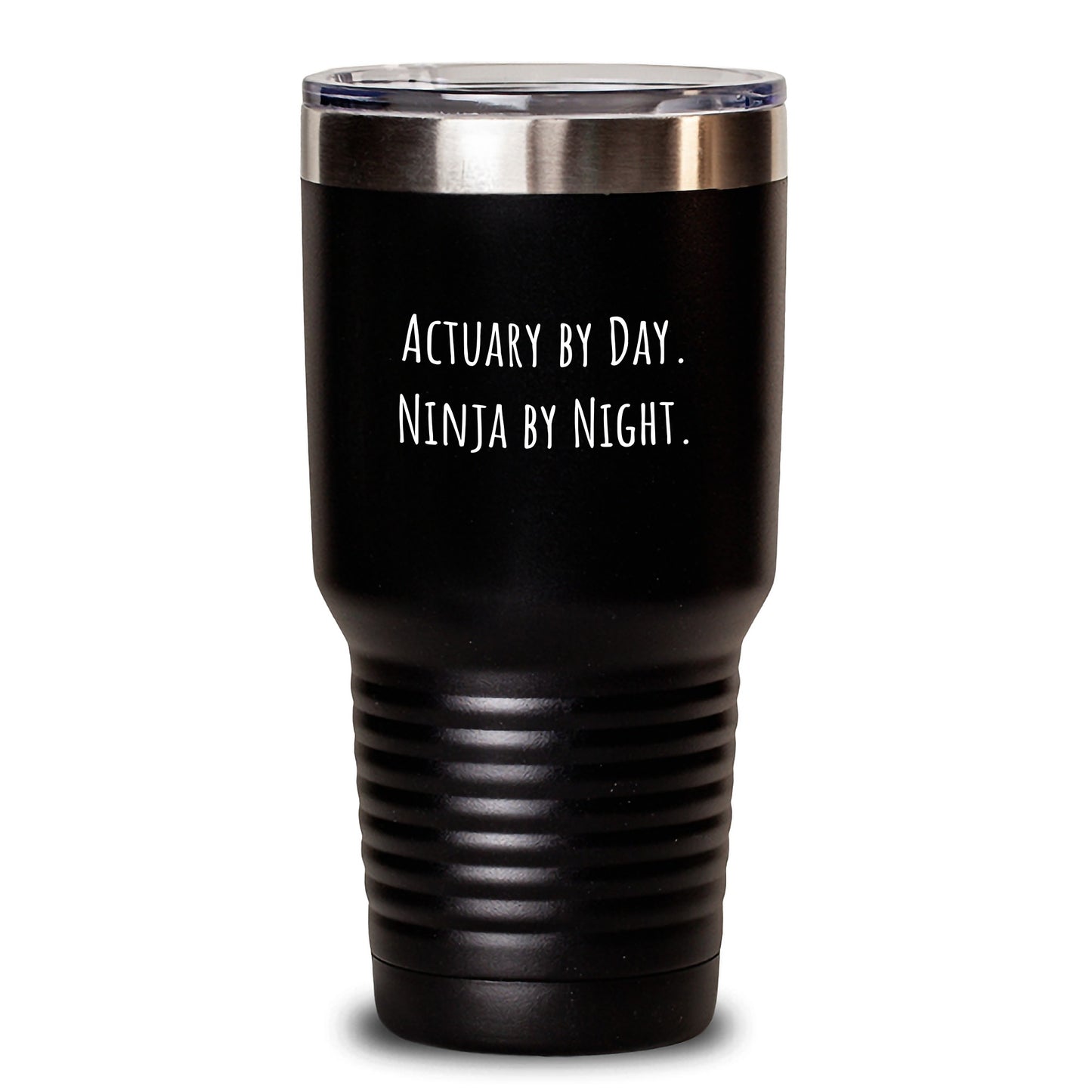 Funny Actuary Gifts for Men Friends from Actuary By Day Ninja By Night Christmas Unique Presents - Main