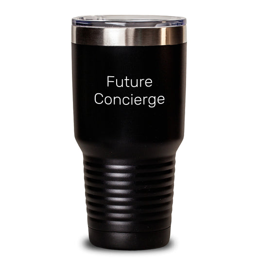 Funny Concierge Gifts from Friend for Concierge Men, Christmas Unique Concierge Tumblers, Future Concierge Tumbler Quote - Main