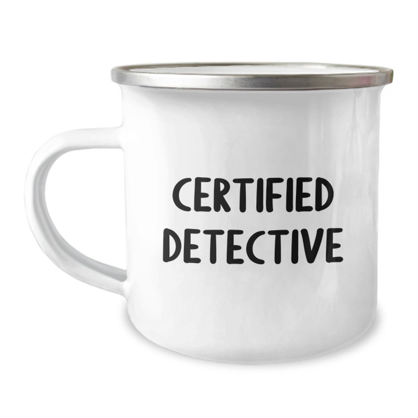 Detective Gifts Funny Quote Camping Mug for Men, Gifts from Friends, Gifts for Detective, Birthday Unique Gifts - Image 1