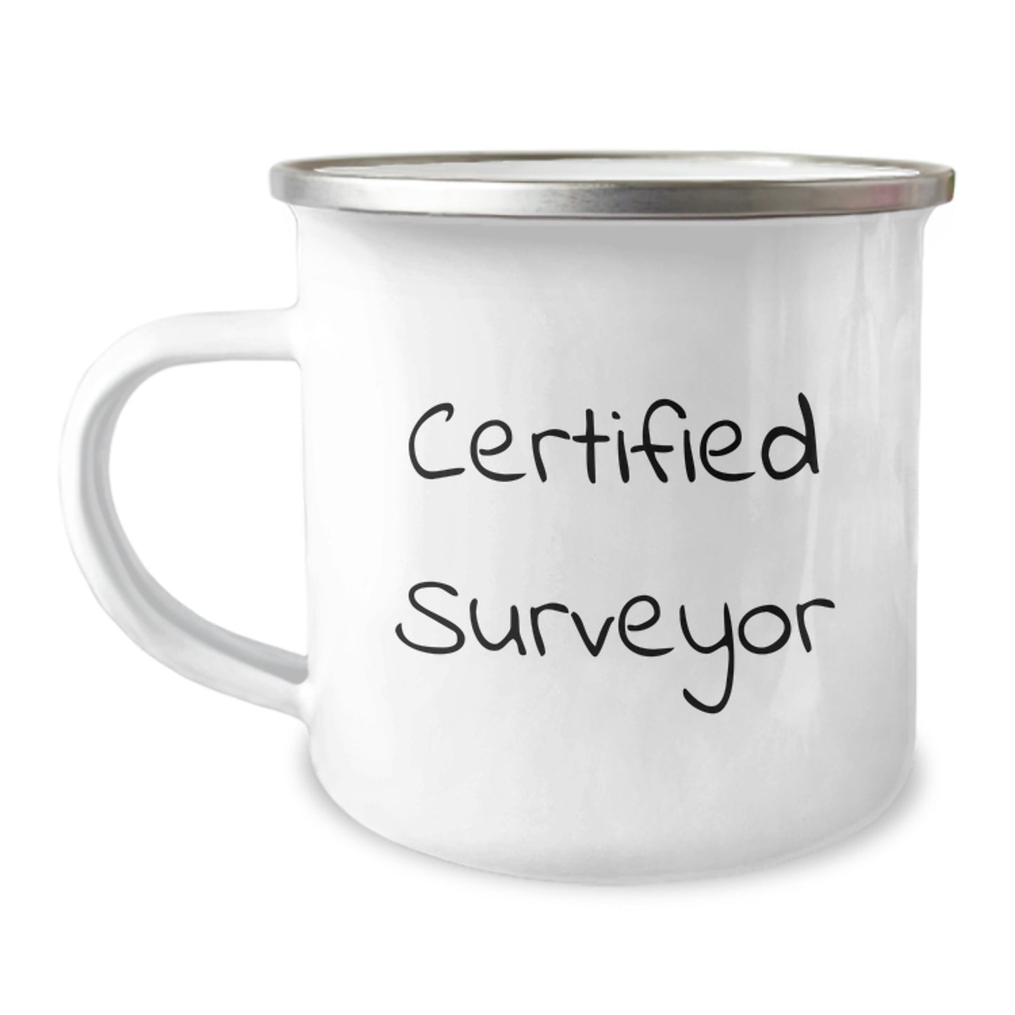 Funny Surveyor Gifts from Friends - Birthday Unique Gifts for Certified Surveyors - Camping Mug with Inspirational Quote - Image 1