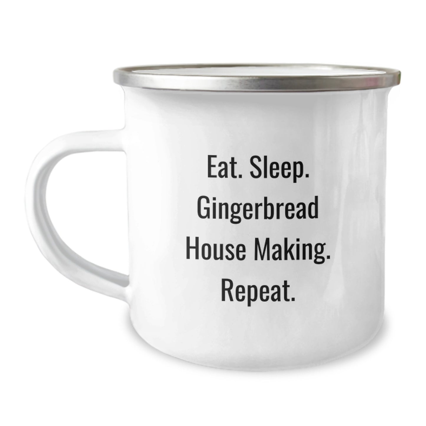 Gingerbread House Making Gifts for Gingerbread House Making Enthusiasts, Funny Camping Mug with Quote, Gifts from Friends to Gingerbread House Making Fanatics - Image 1