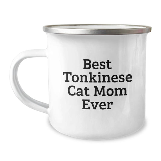 Funny Tonkinese Cat Mom Ever Gifts from Family to Friends for Graduation Unique Gifts Camping Mug - Image 1