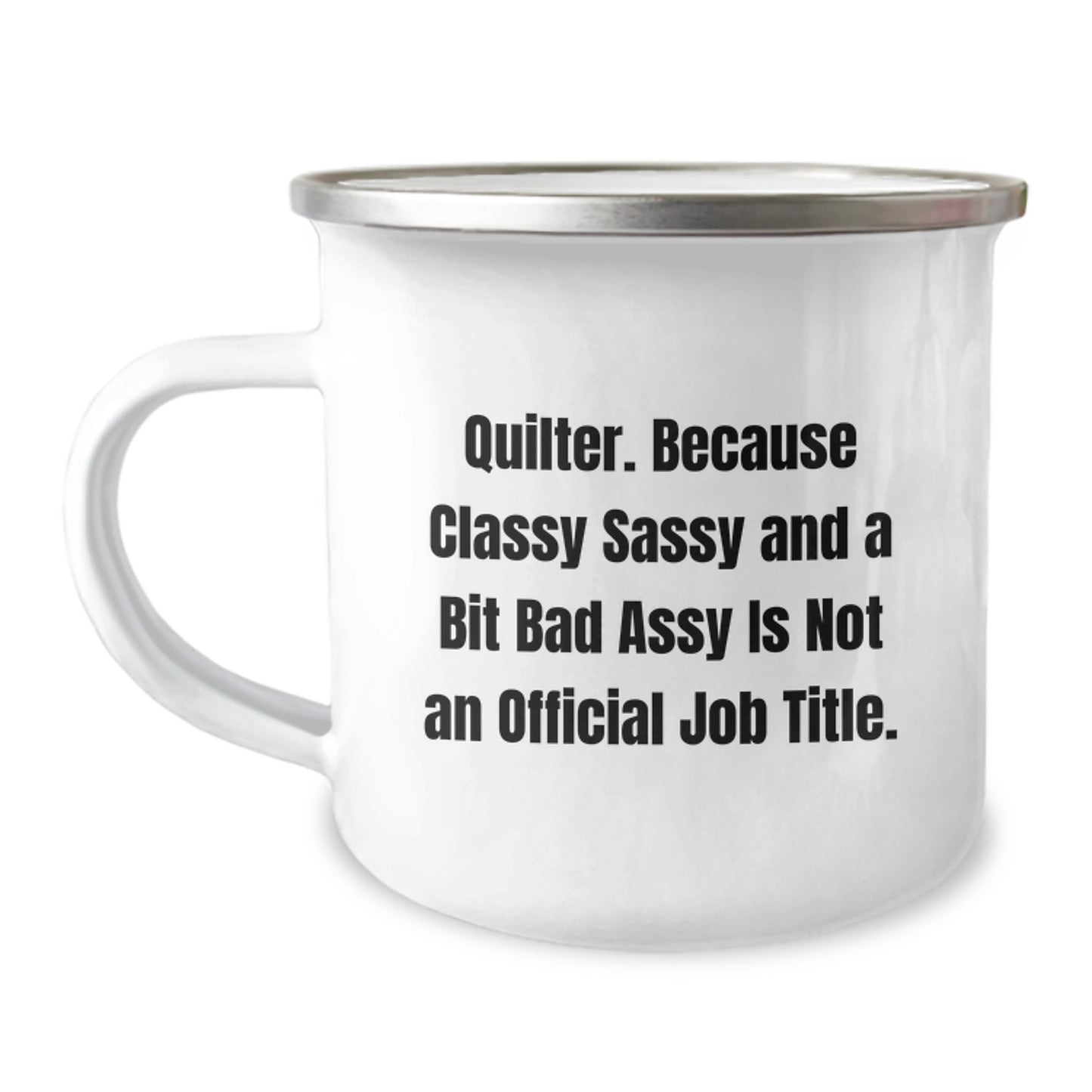 Quilter Gifts from Friends, Funny Camping Mugs with Inspirational Quote, Graduation Unique Gifts for Her - Image 1