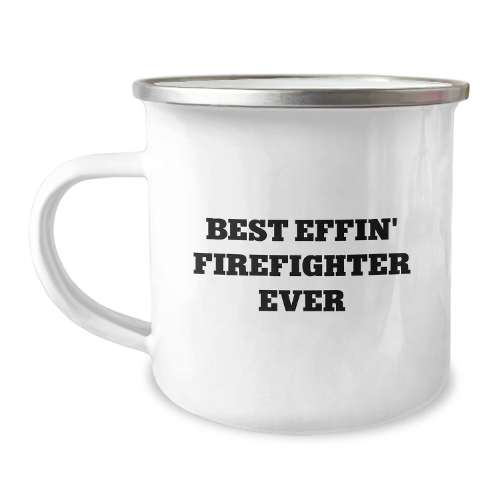 Funny Firefighter Gift Mug - Best Effin' Firefighter Ever Mug Gifts for Firefighter Men Friends Family - Image 1