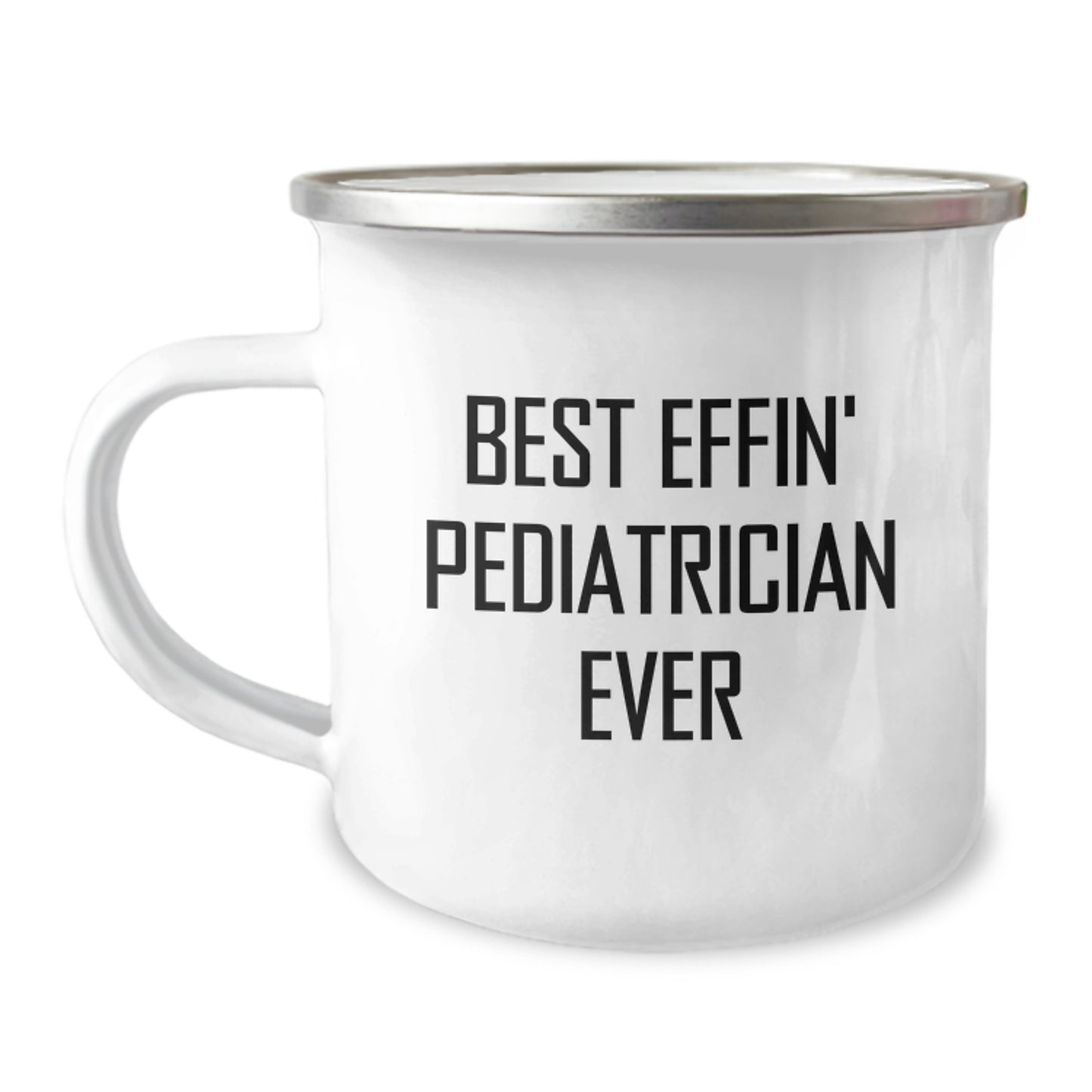 Gifts from Friends to Best Effin' Pediatrician Ever, Funny Camping Mug for Graduation Unique Gifts - Image 1