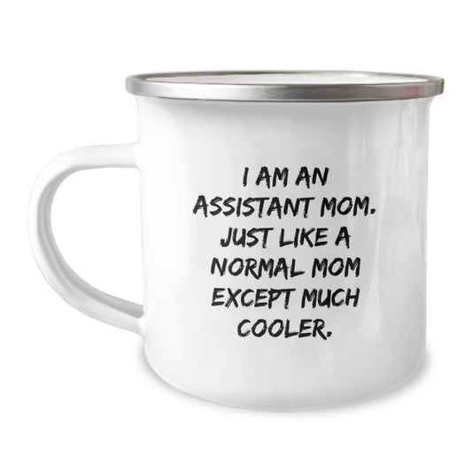 Funny Assistant Mom Gifts from Women, Gifts for Assistant Mom, Camping Mug for Birthday - Image 1