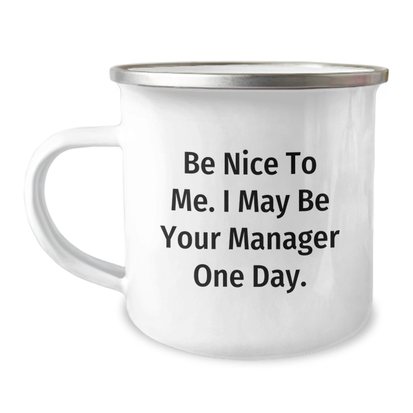 Funny Manager Gifts: Inspirational Quote Camping Mug for Manager, Gifts from Coworkers, Perfect Graduation Unique Gifts for Him or Her - Image 1