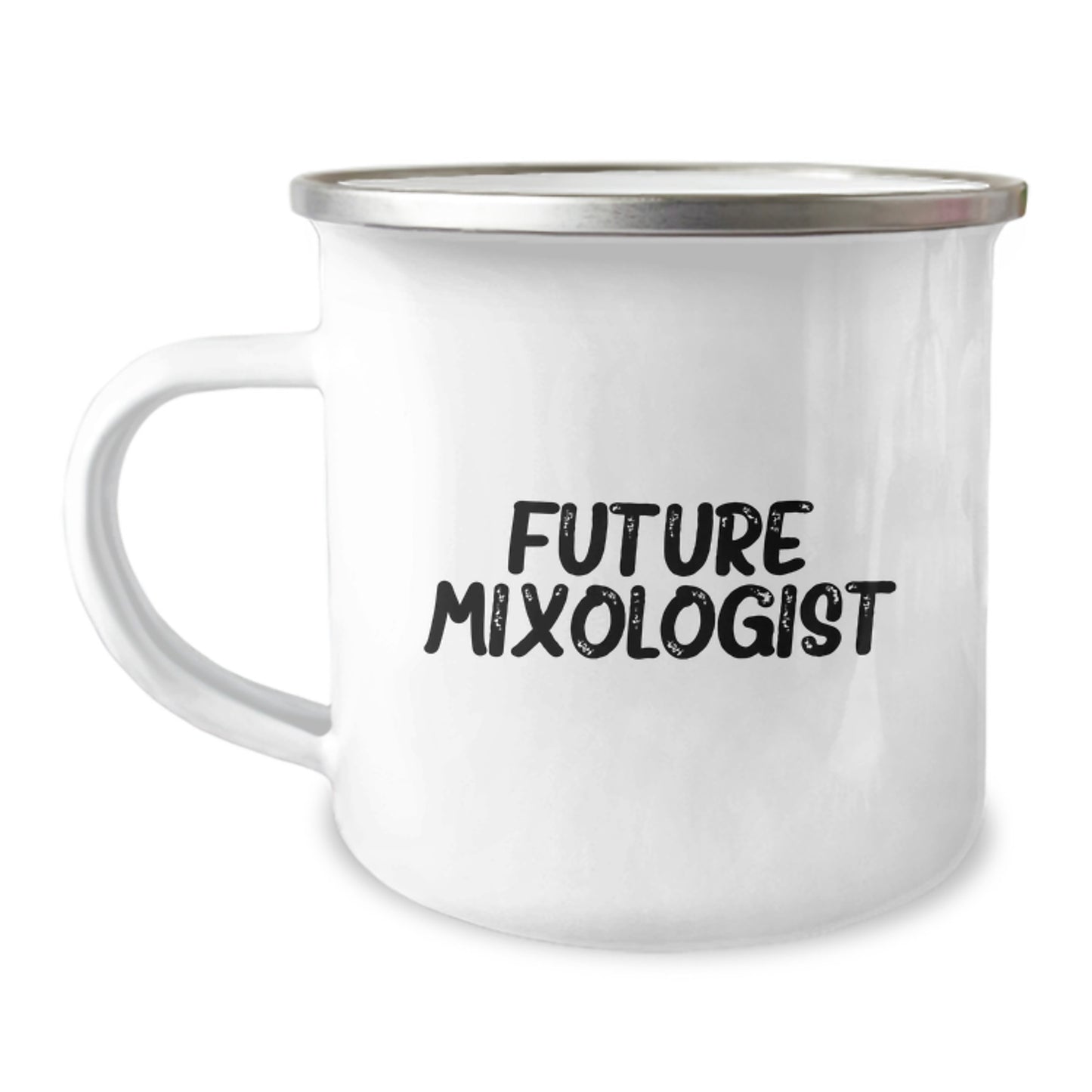 Funny Mixologist Gifts from Friends for Future Mixologists, Birthday Unique Camping Mug, 'The Future Mixologist is Brewing' - Image 1