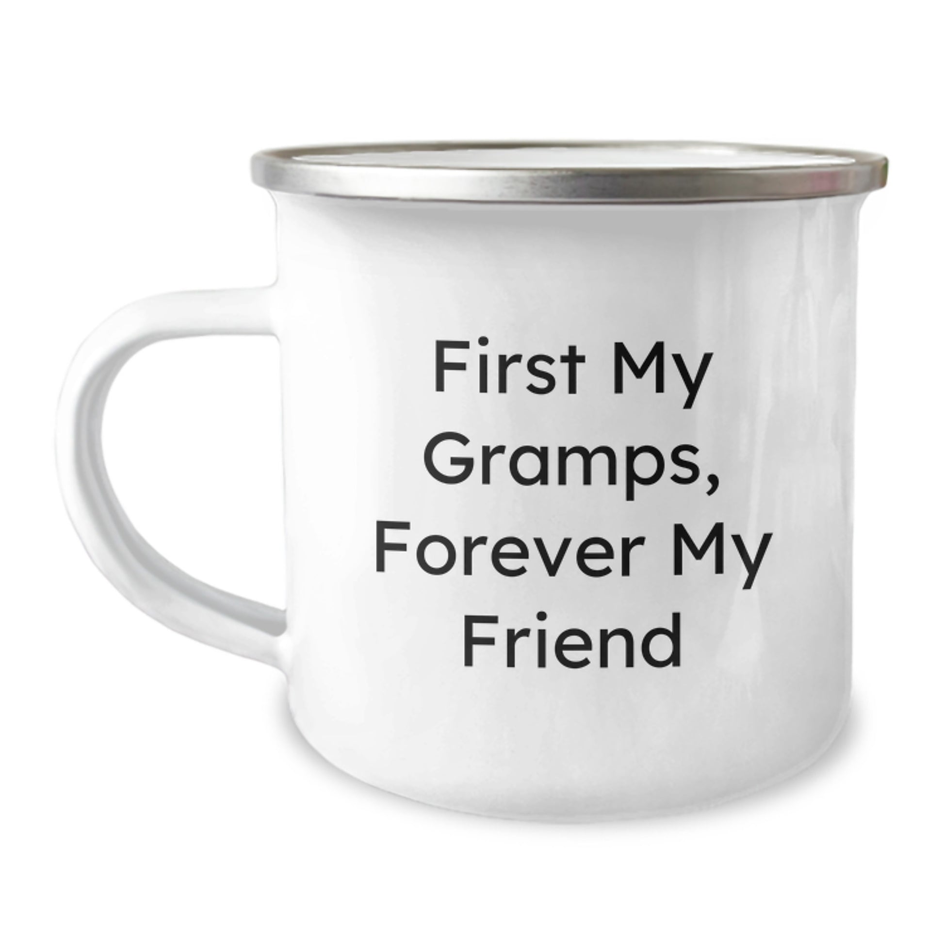 Funny Gramps Camping Mug, Gifts from Mom to Gramps, First My Gramps, Forever My Friend, Graduation Unique Gifts - Image 1