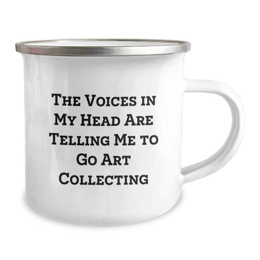 Funny Art Collecting Gifts from Family, Unique Camping Mug for Art Lovers, Graduation Unique Gifts - Image 2