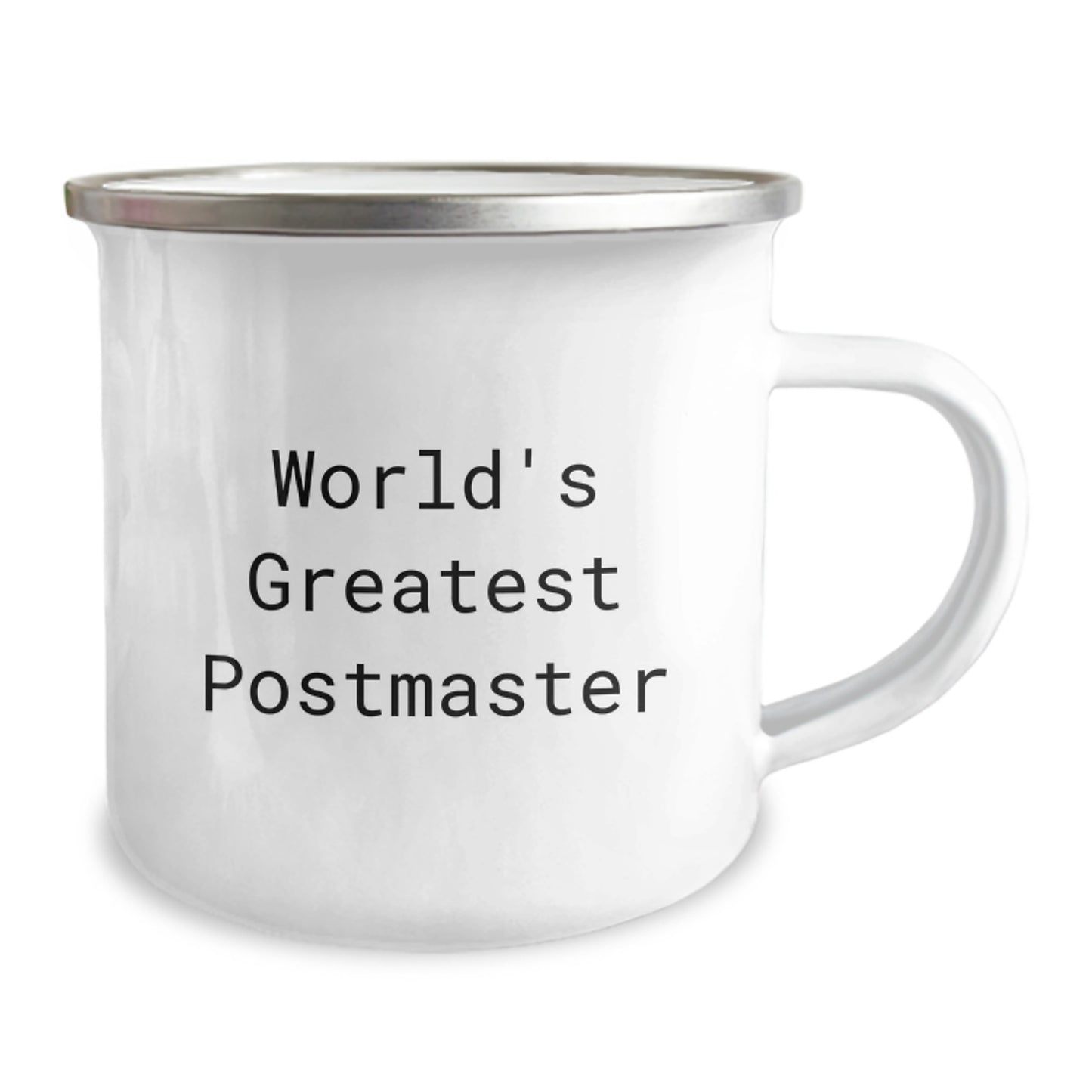 Funny World's Greatest Postmaster Gifts for Men Postmaster Camping Mug, Perfect Christmas Unique Gifts from Friends to Family - Image 2