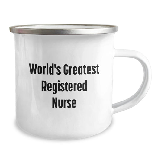 Funny World's Greatest Registered Nurse Gifts for Registered Nurse Camping Mug - Best Christmas Unique Gifts - Image 2