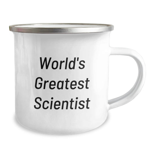 Funny Scientist Gifts for Him, World's Greatest Scientist Camping Mug, Christmas Unique Presents from Friends to Family Men - Image 2