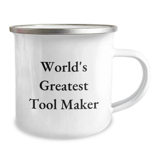 Funny Tool Maker Camping Mug - World's Greatest Tool Maker Gift for Tool Maker Enthusiasts Gifts from Men to Friends - Image 2