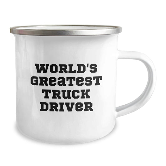 Funny Truck Driver Gifts - World's Greatest Mug for Men, Unique Camping Mug for Christmas Unique Gifts from Friends, Family, Coworkers - Image 2