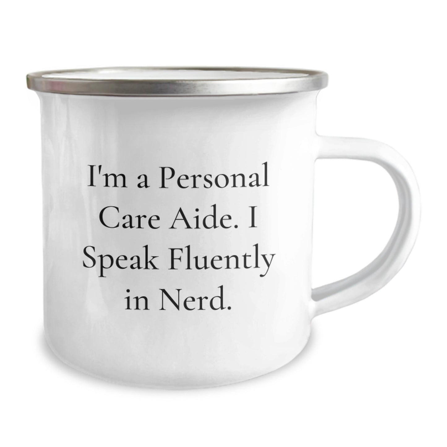 Funny Personal Care Aide Gifts from Friends - I'm A Personal Care Aide. I Speak Fluently In genius. - Birthday Unique Gifts for Personal Care Aide - Image 2