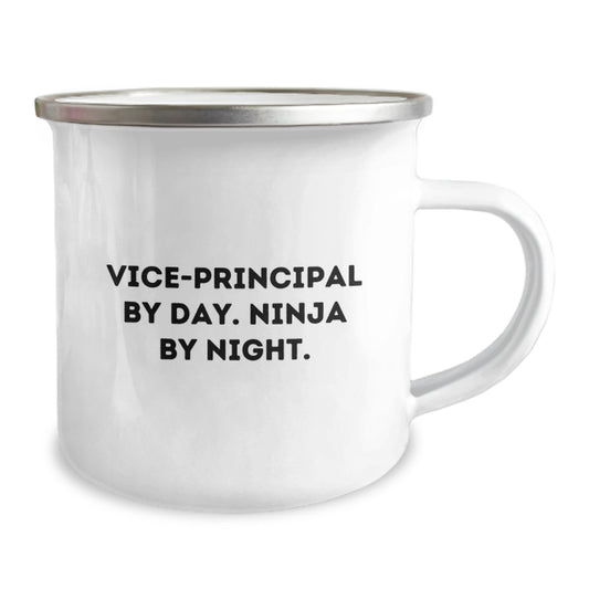 Vice-Principal Gifts: Funny Quote Mug, Vice-Principal By Day. Ninja By Night., Perfect Graduation Gifts for Vice-Principals from Friends and Family - Image 2