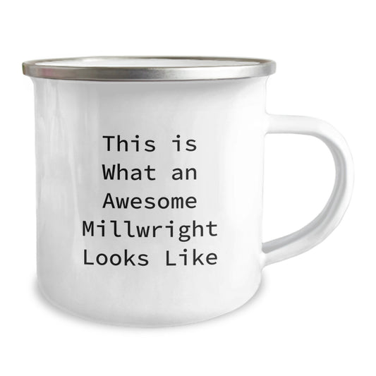 Funny Millwright Gifts for Men - This Is What An Awesome Millwright Looks Like, Stainless Steel Camping Mug for Graduation Unique Gifts from Friends - Image 2