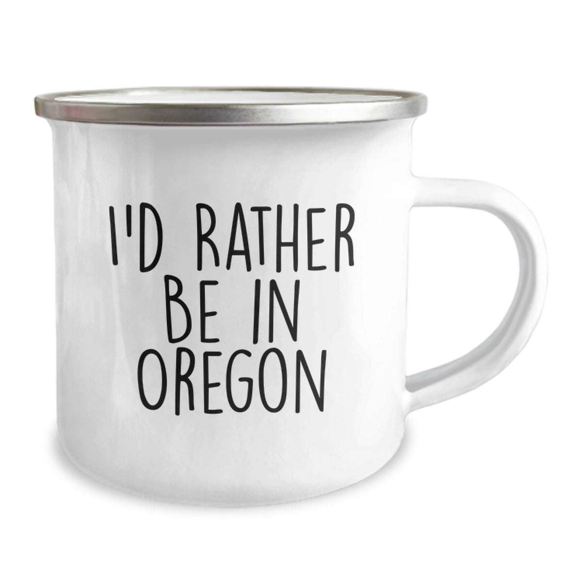 Funny Oregon Camping Mug, Gifts from Friends and Family for Oregon Lovers, I'd Rather Be In Oregon Christmas Unique Gifts - Image 2
