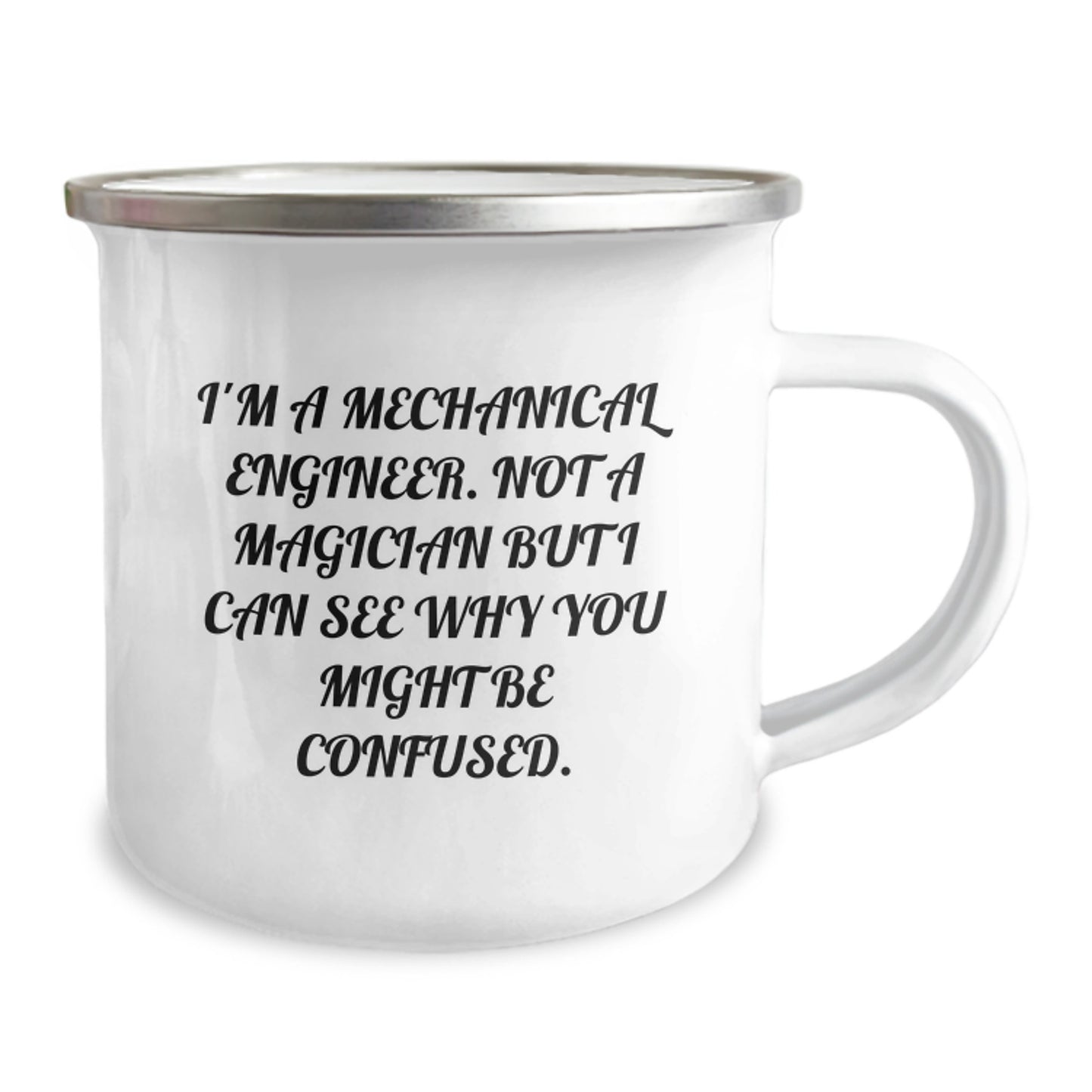 Mechanical Engineer Christmas Unique Gifts for Men Funny Quote Camping Mug - Unique Presents from Friends and Family - Image 2