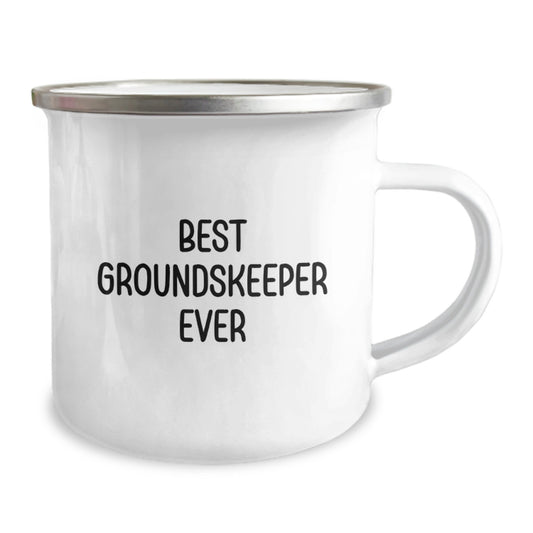 groundskeeper Gifts, Funny Quote 'Best groundskeeper Ever' Camping Mug, Gifts from Friends and Family for Men and Women, Unique Christmas Unique Gifts - Image 2