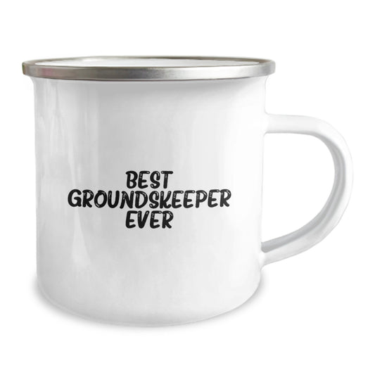 groundskeeper Christmas Unique Gifts from Friends and Family - 'Best groundskeeper Ever' Funny Camping Mug for Men and Women - Image 2