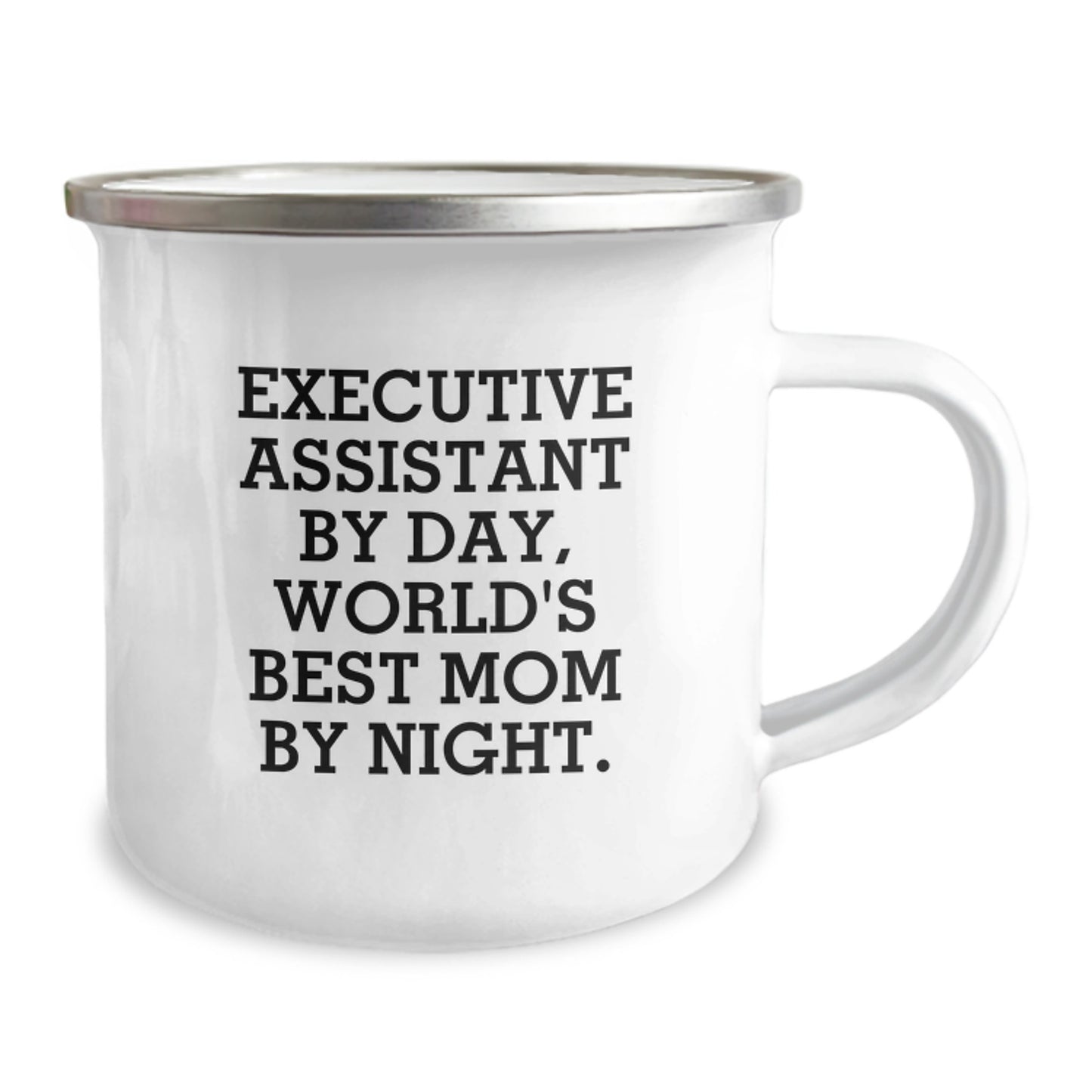 Funny Executive Assistant Christmas Unique Gifts, Gifts from Mom, Fun Camping Mug for Executive Assistant, Executive Assistant By Day, World's Best Mom By Night. - Image 2