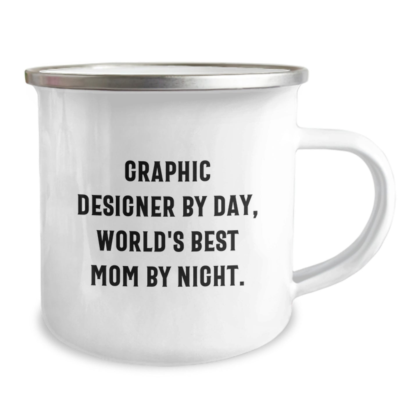 Gifts from Family for Graphic Designer, Funny Quote, Camping Mug for Birthday Unique Gifts - Image 2