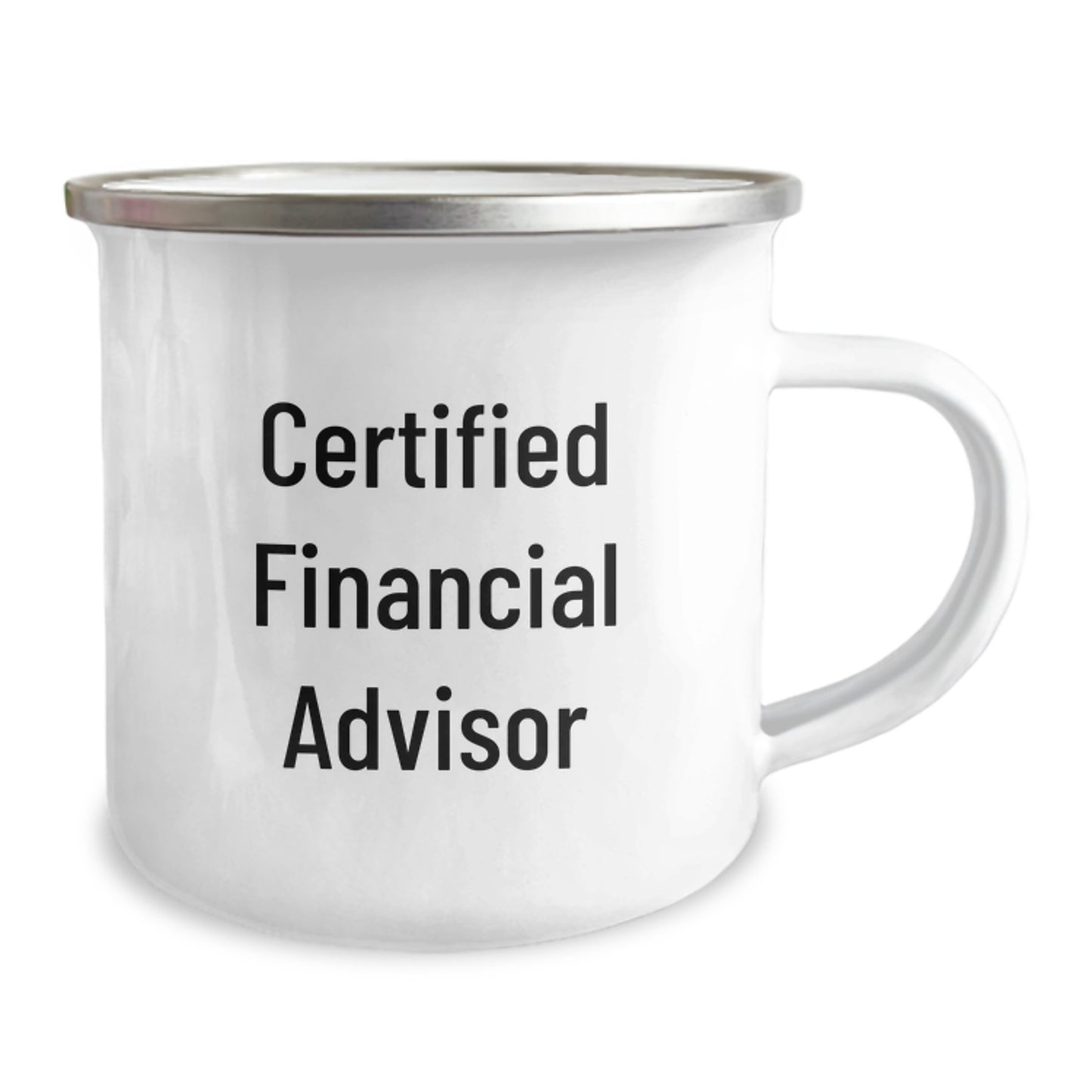 Funny Financial Advisor Gifts from Friends for Men, Unique Camping Mug with Inspirational Quote, Certified Financial Advisor Christmas Unique Gifts - Image 2